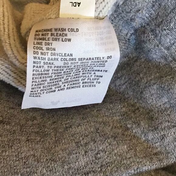 Gray DISNEY sweatshirt in size small with MICKEY on front unisex style - Picture 12 of 12